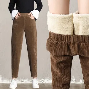 New Plush Thick Casual Pants
