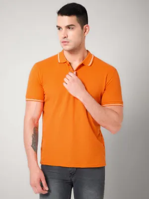 Orange Polo T-shirt