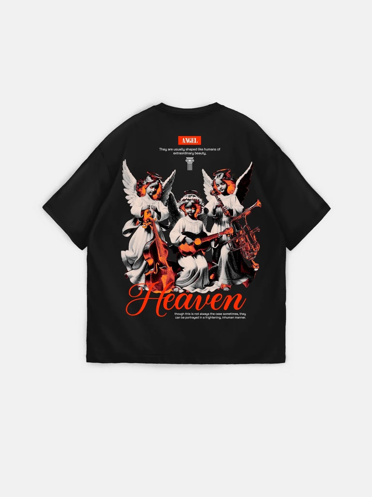Oversize Heaven T-shirt - Black