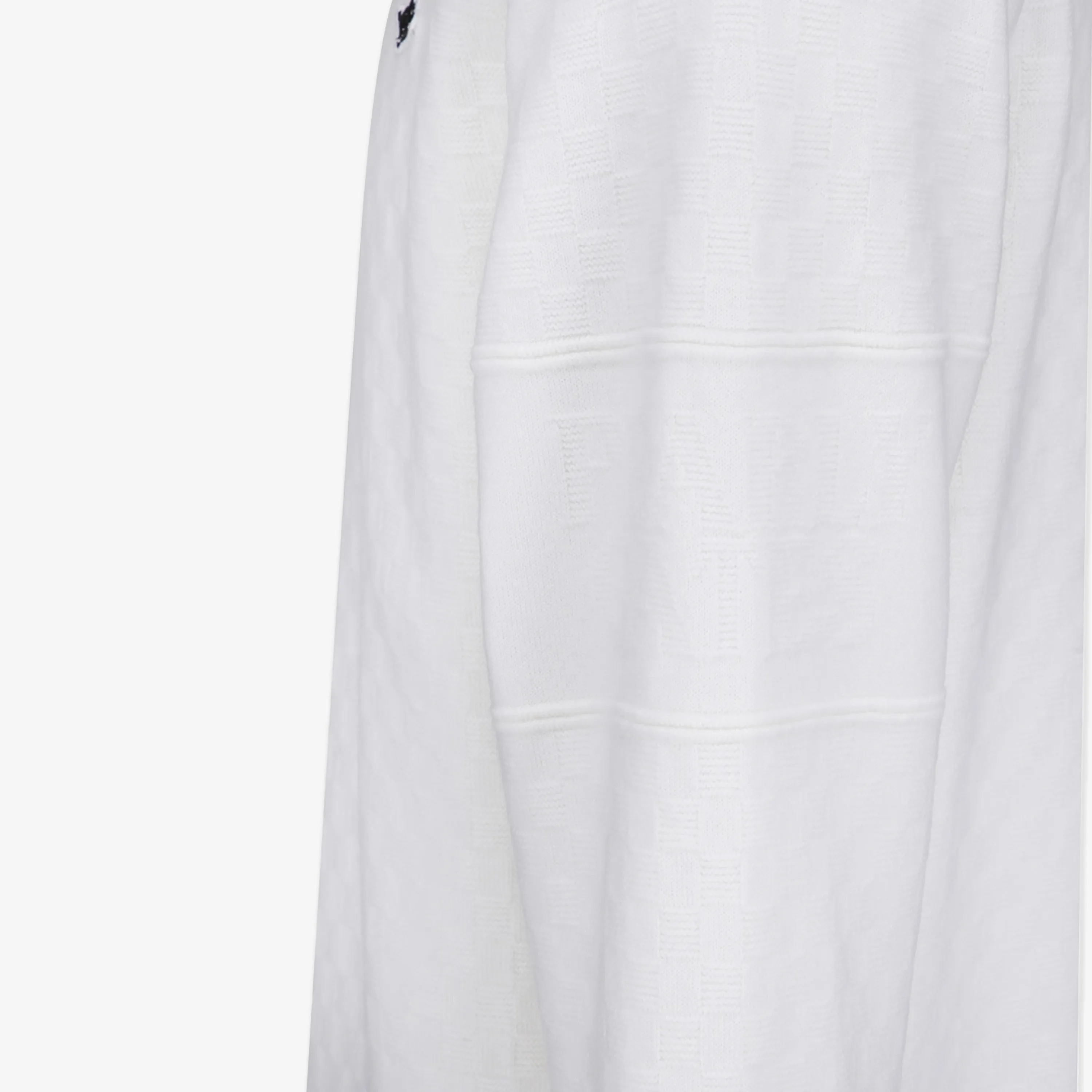 Pearly Gates Men's Long Sleeve Knit Shirt- White