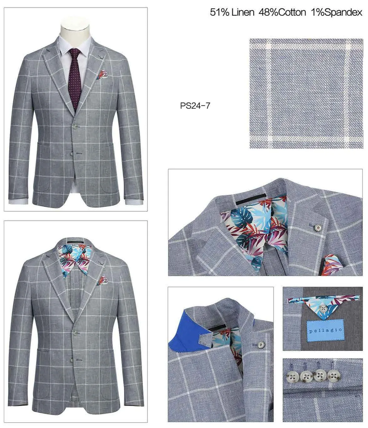 Pellagio Riserva JKT Sports Coat PS24-7