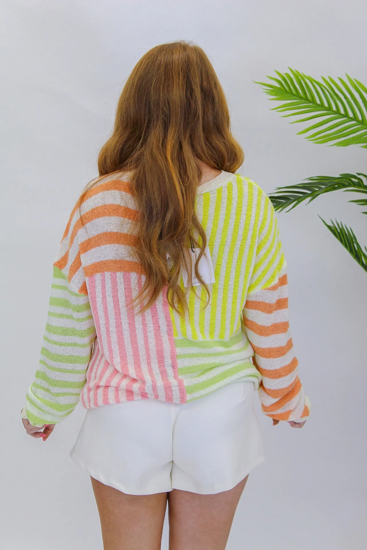 Perry Striped Knit Sweater