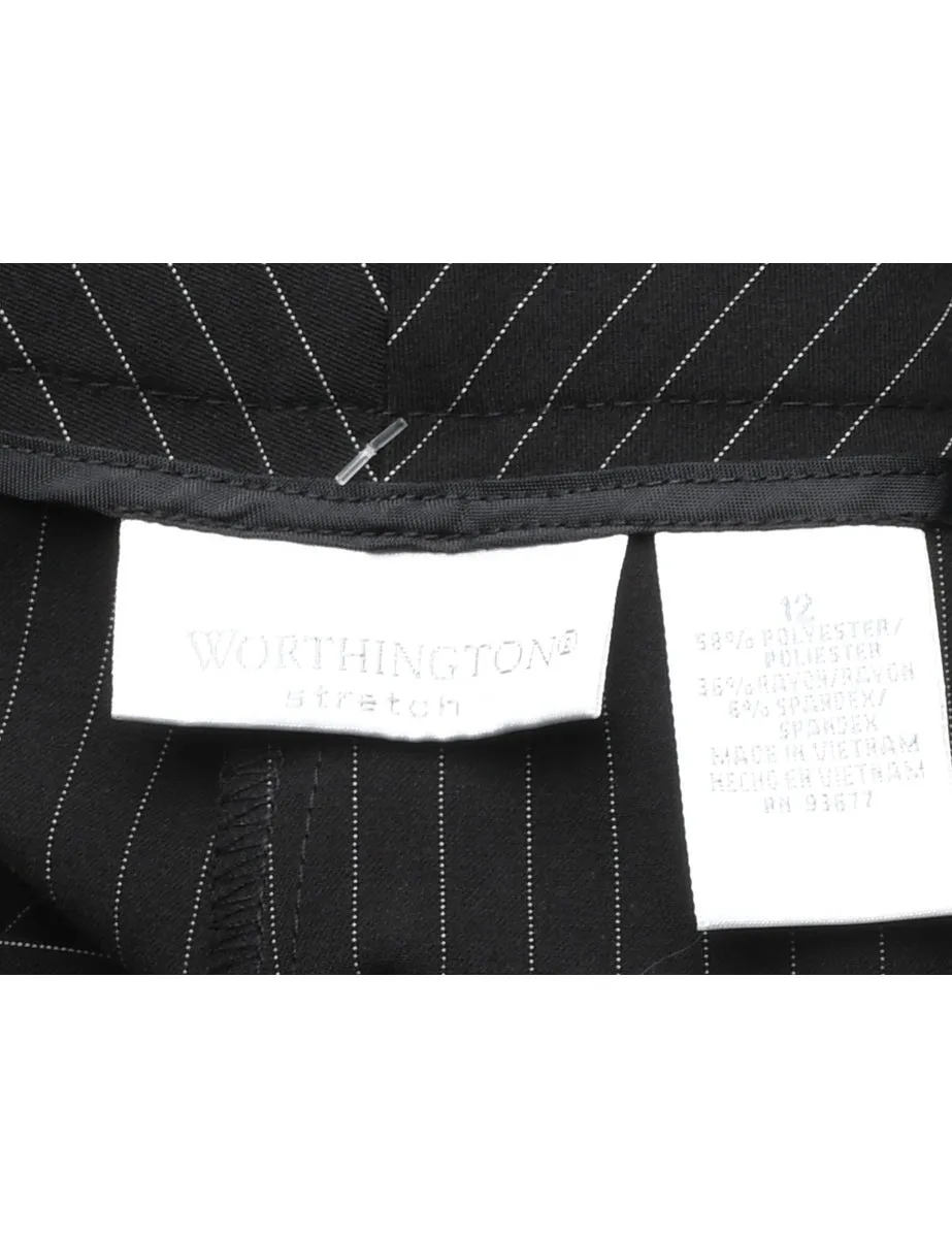 Pinstripes Trousers - W35 L31
