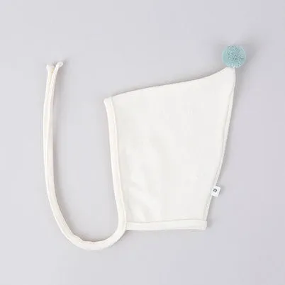 Pom & Pixie Cream Bonnet