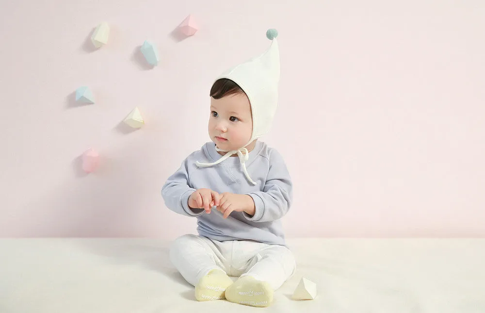 Pom & Pixie Cream Bonnet