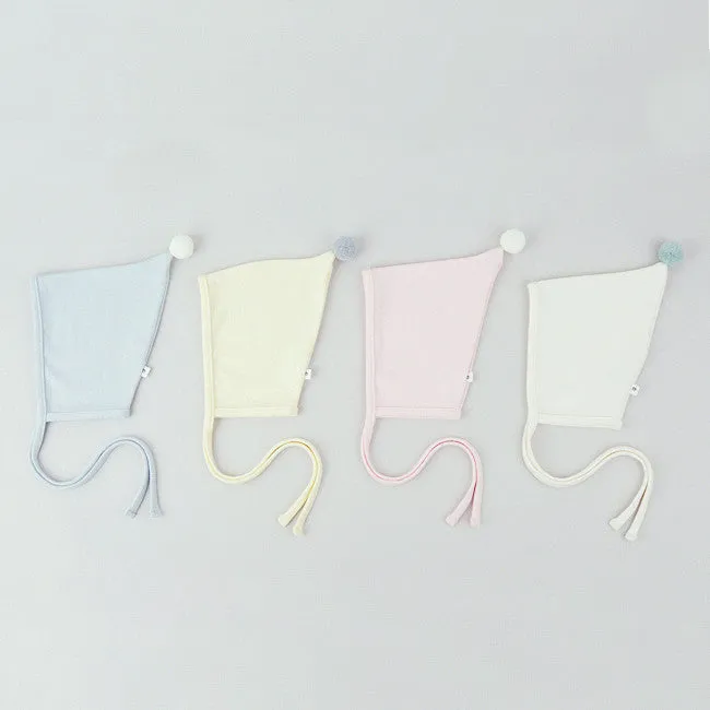 Pom & Pixie Cream Bonnet