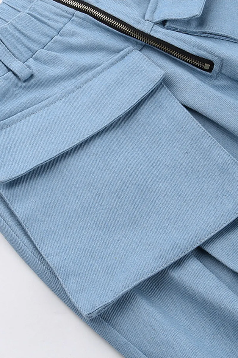 PQ3213 Baggy Denim Pants