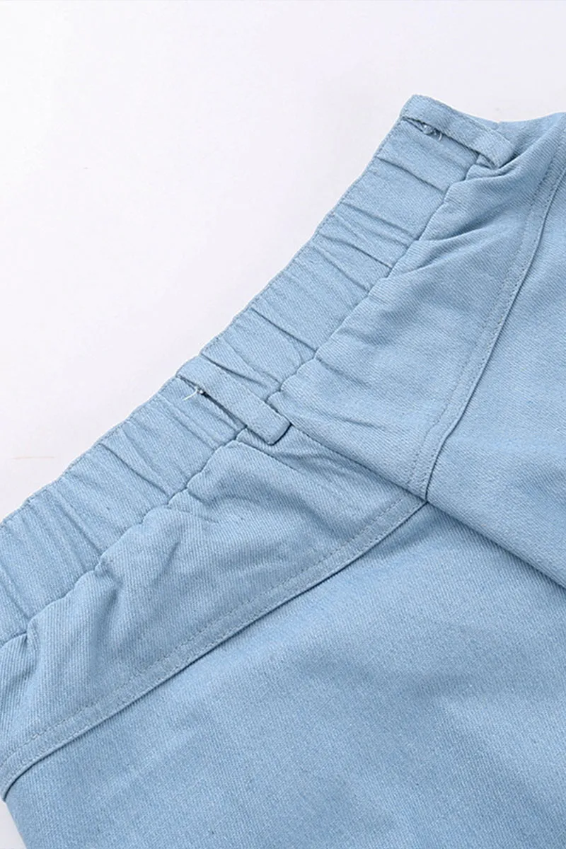 PQ3213 Baggy Denim Pants