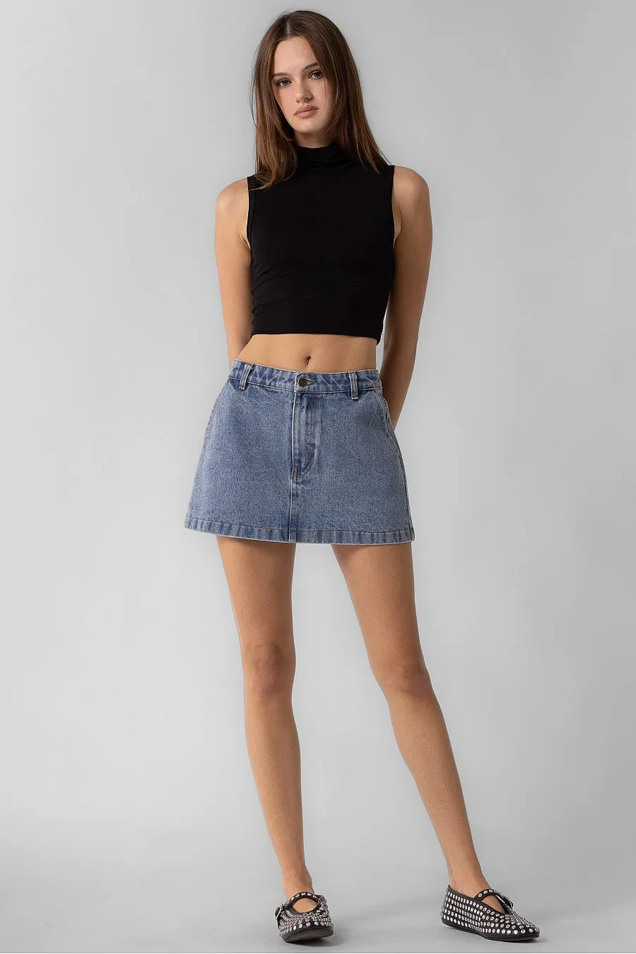 Ricki Denim Mini Skirt
