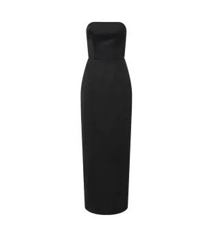 Romeo Strapless Dress in Black