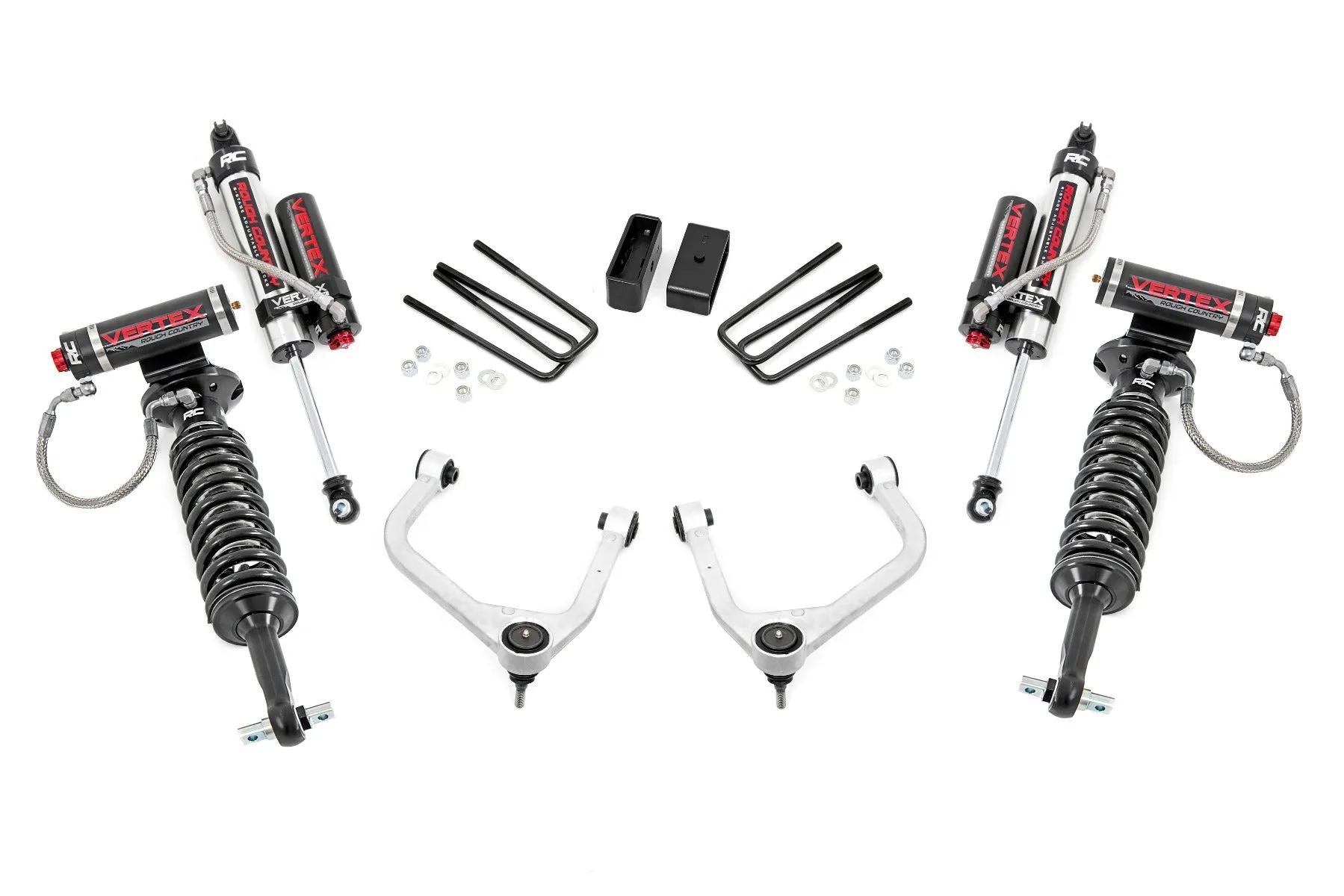 Rough Country Lift Kit Chevy Silverado 1500 2WD/4WD (19-22) [3.25" Lift] w/ or w/o Struts
