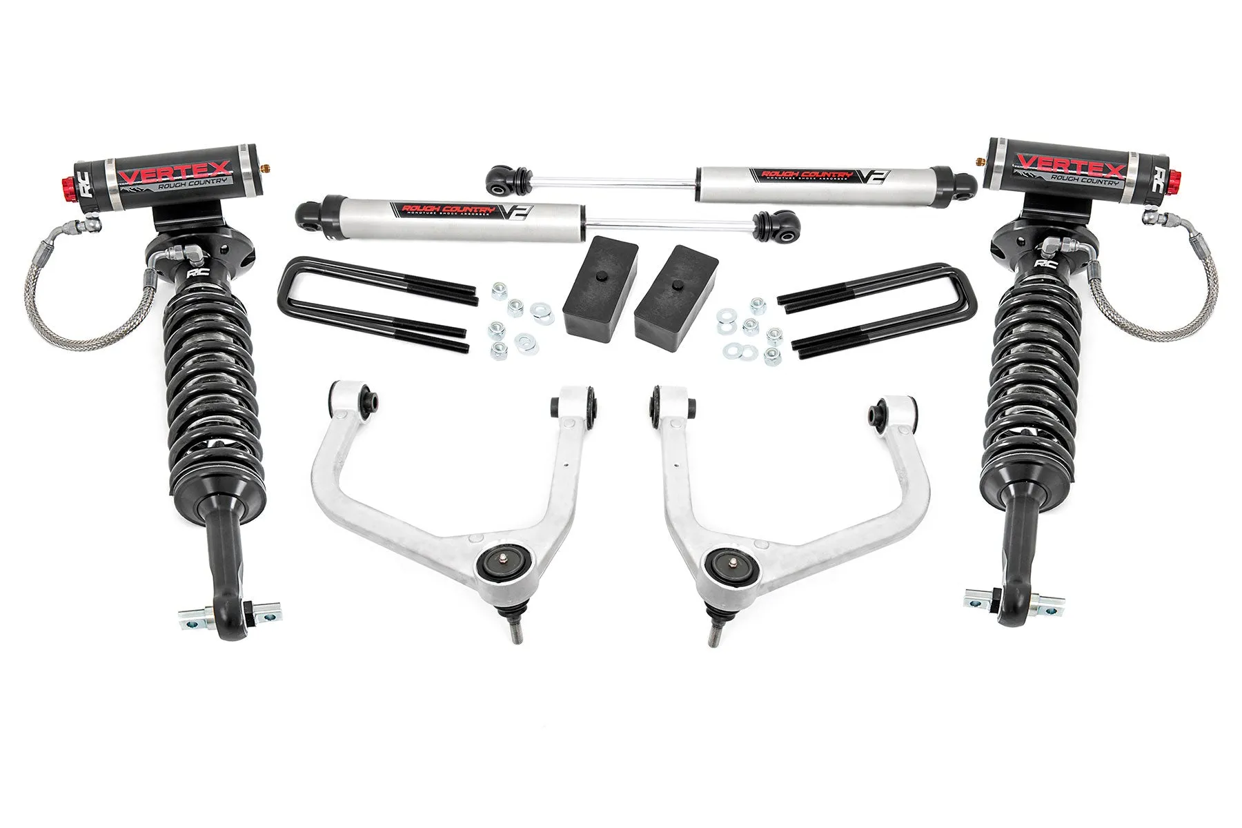 Rough Country Lift Kit GMC Sierra 1500 2WD/4WD (19-22) [3.50" Lift] w/ or w/o Struts