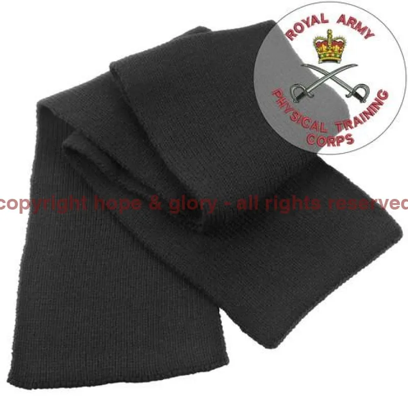 Royal Army Physical Training Corps Heavy Knit Scarf