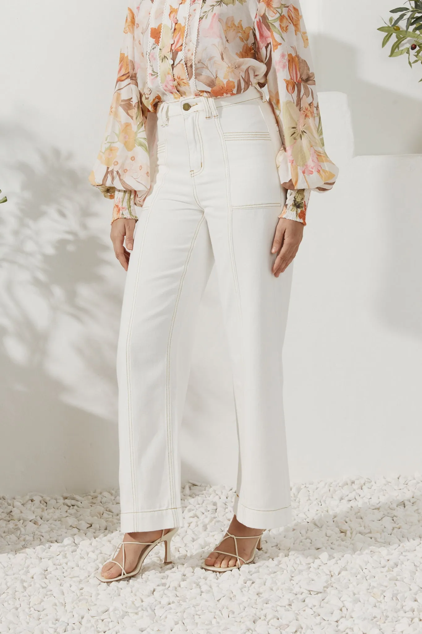 Ryker White Panel Denim Jeans