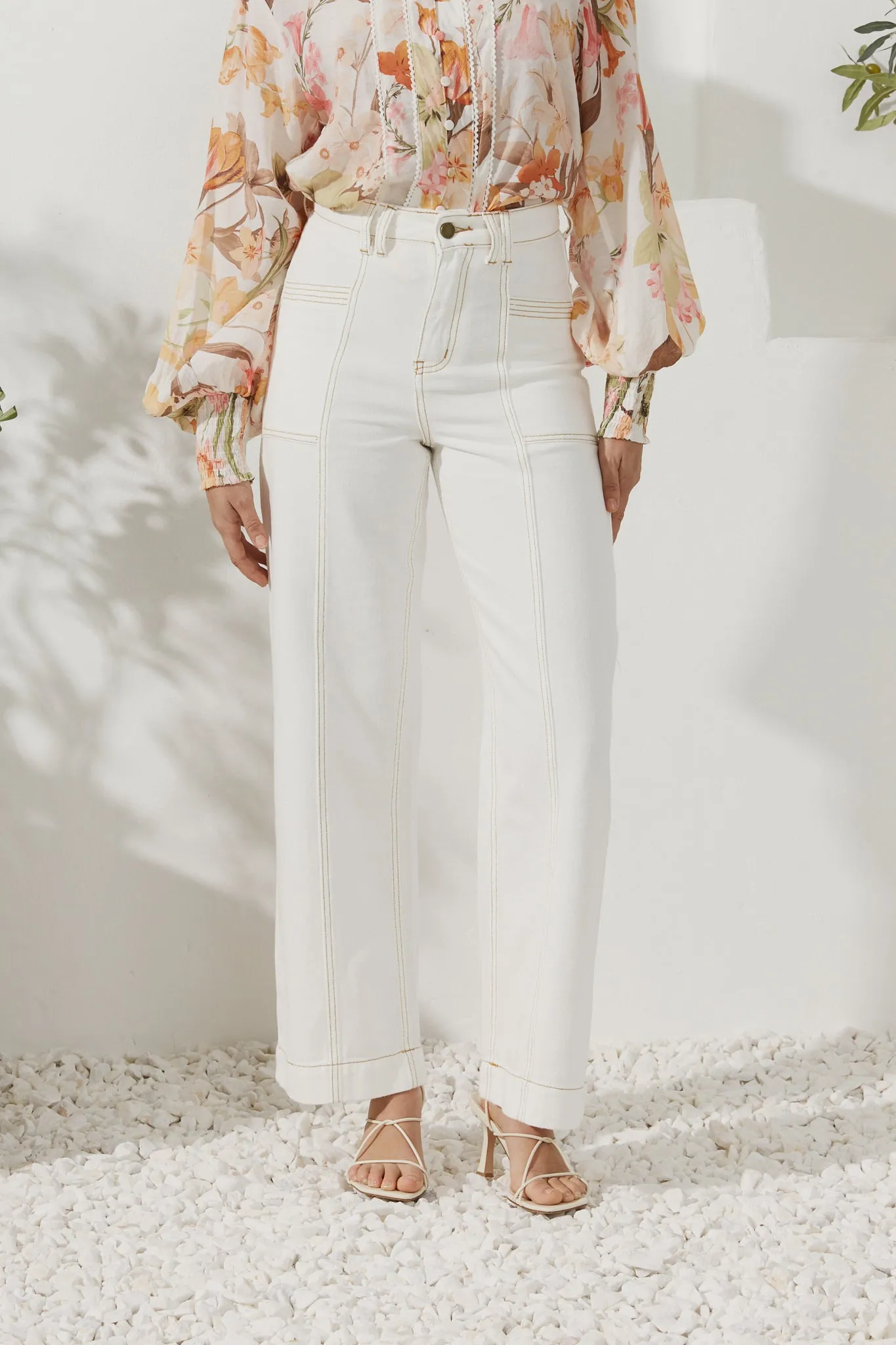 Ryker White Panel Denim Jeans