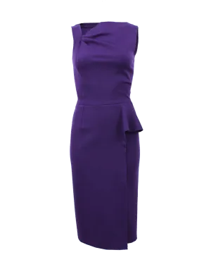 Slim Fit Dress With Belt