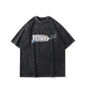 Smokin' Money Acid Washed T-Shirt