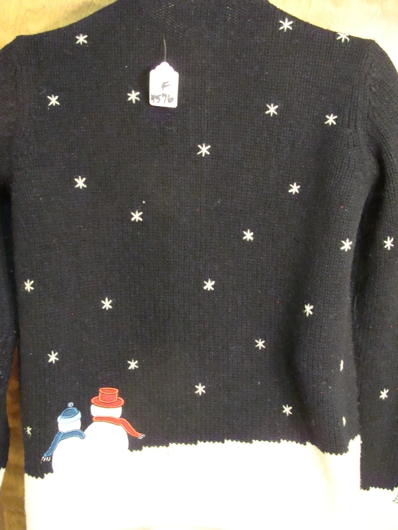 Snowman Couple in Love Cute Holiday Sweater