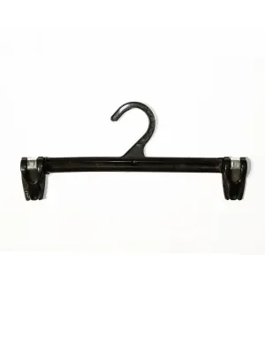 Solid Plastic With Durable Adjustable Clipper Hanger Fl310Bl Bottom-Black