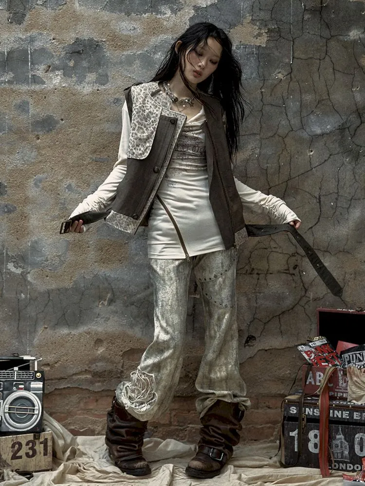 Spliced Leopard Jacket Coat【s0000009969】