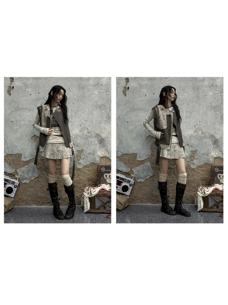 Spliced Leopard Jacket Coat【s0000009969】