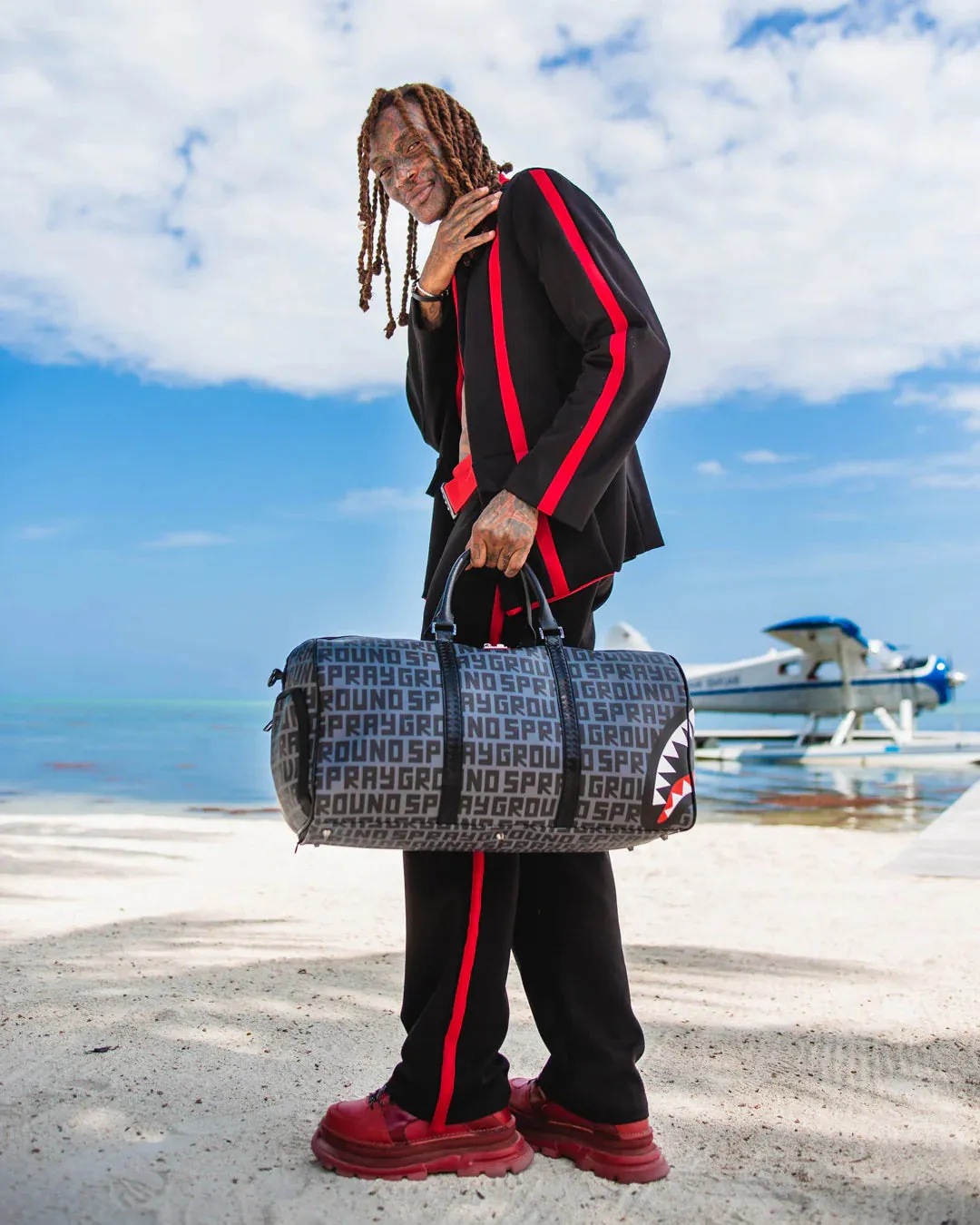 Split Infinity Check Large Duffle