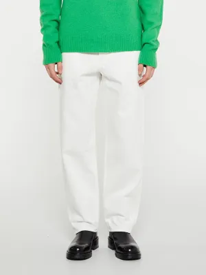 Standard Denim Trousers in Cosmic Latte