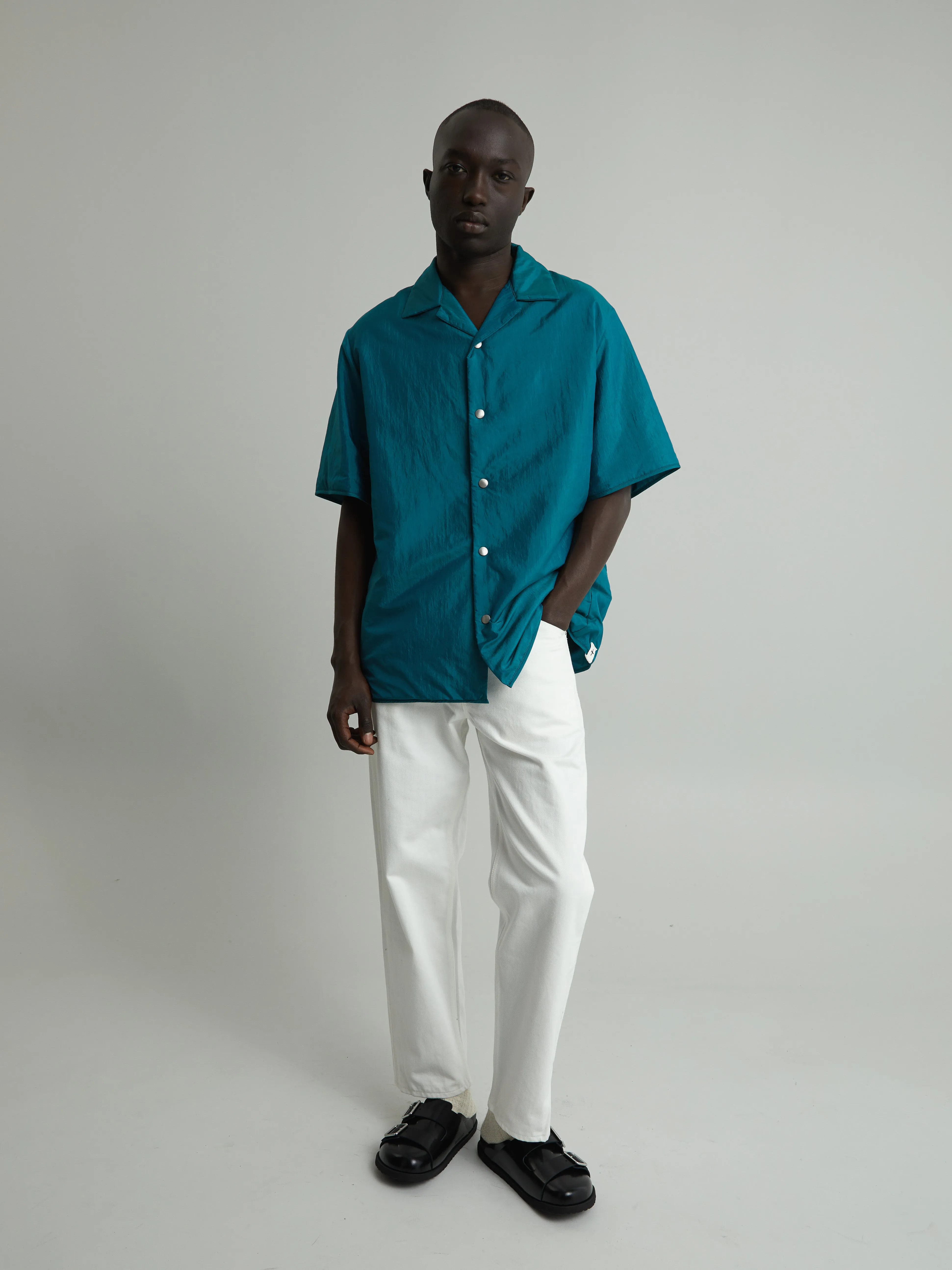 Standard Denim Trousers in Cosmic Latte