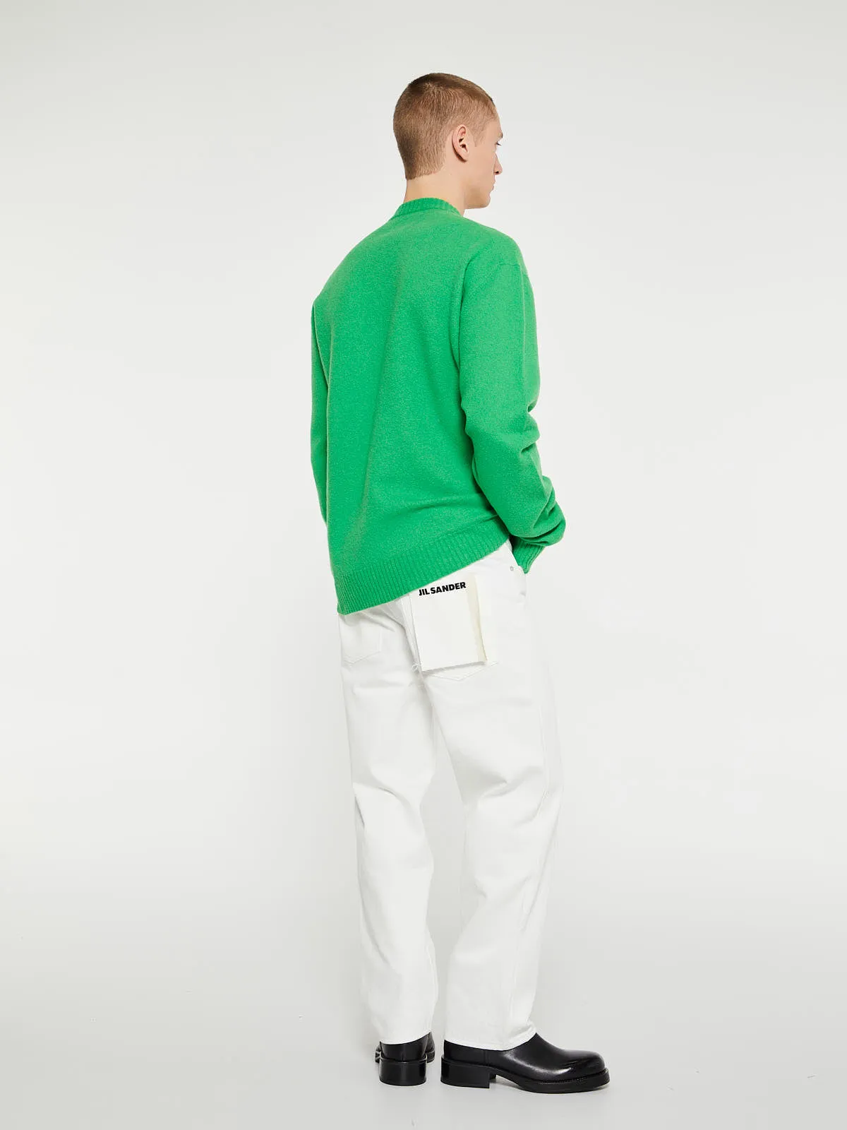 Standard Denim Trousers in Cosmic Latte