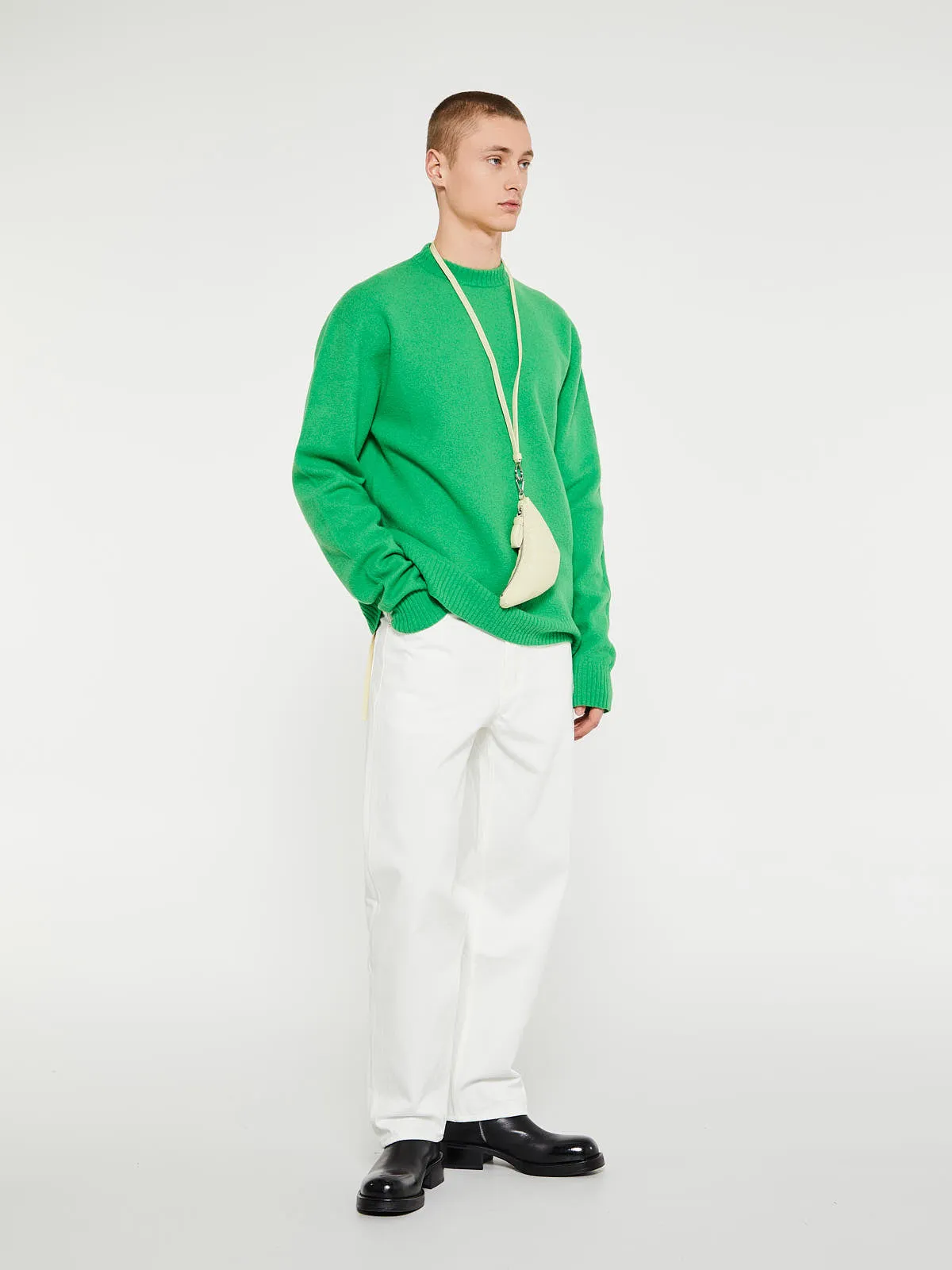 Standard Denim Trousers in Cosmic Latte