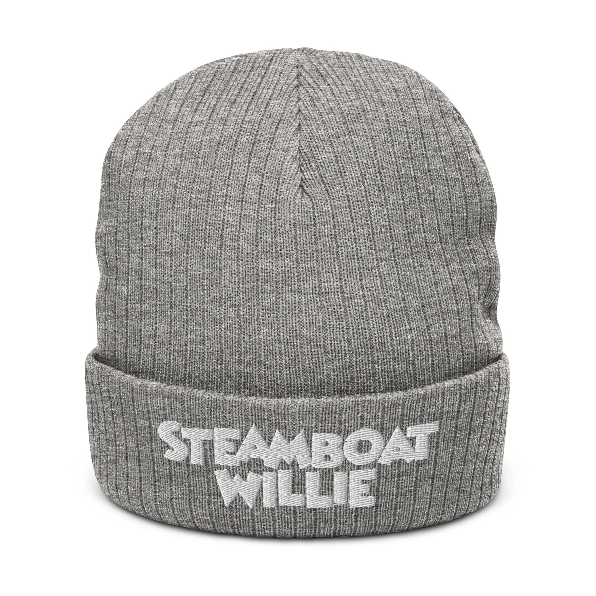 Steamboat Willie Ribbed Knit Beanie
