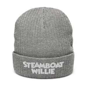 Steamboat Willie Ribbed Knit Beanie