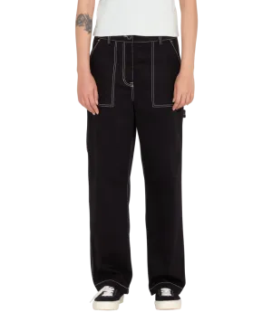 Stone Kraft Trousers in Black