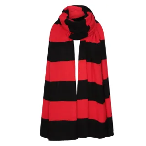 Stripe Scarf Black/Red