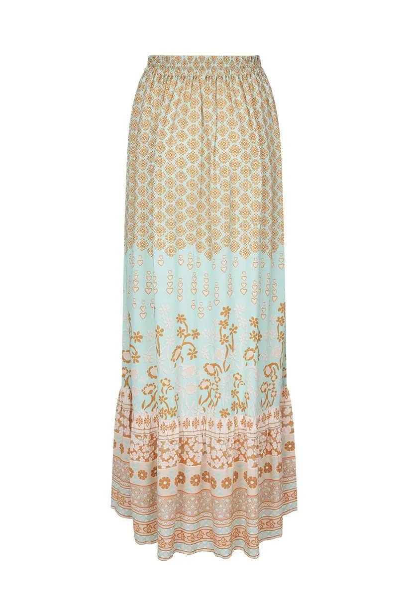 Sweet Nothings Maxi Skirt- Peppermint