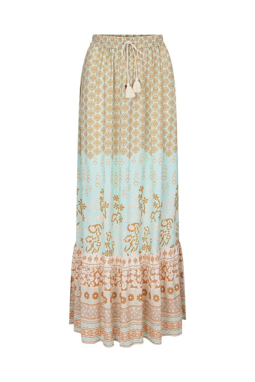 Sweet Nothings Maxi Skirt- Peppermint