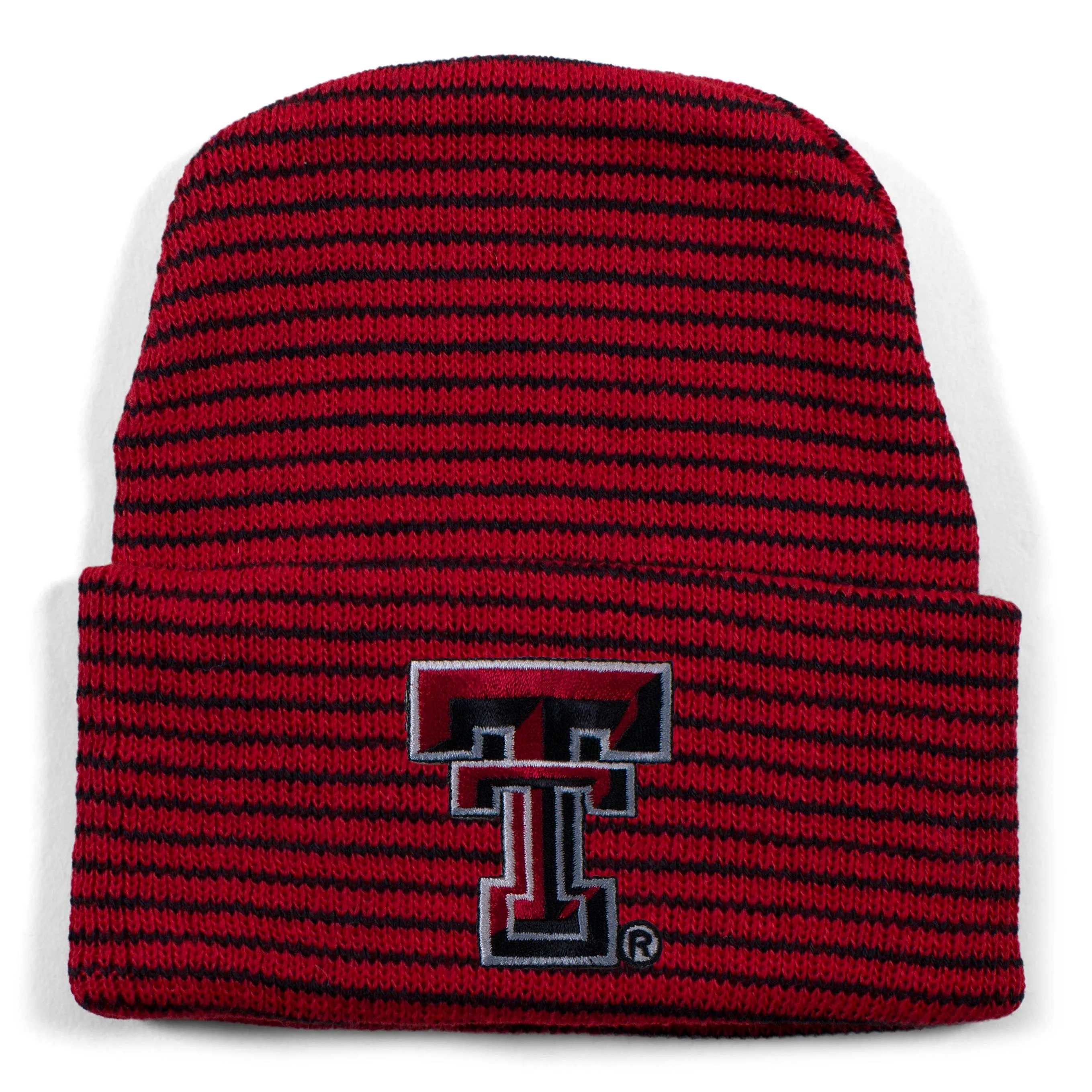 Texas Tech Stripe Knit Cap