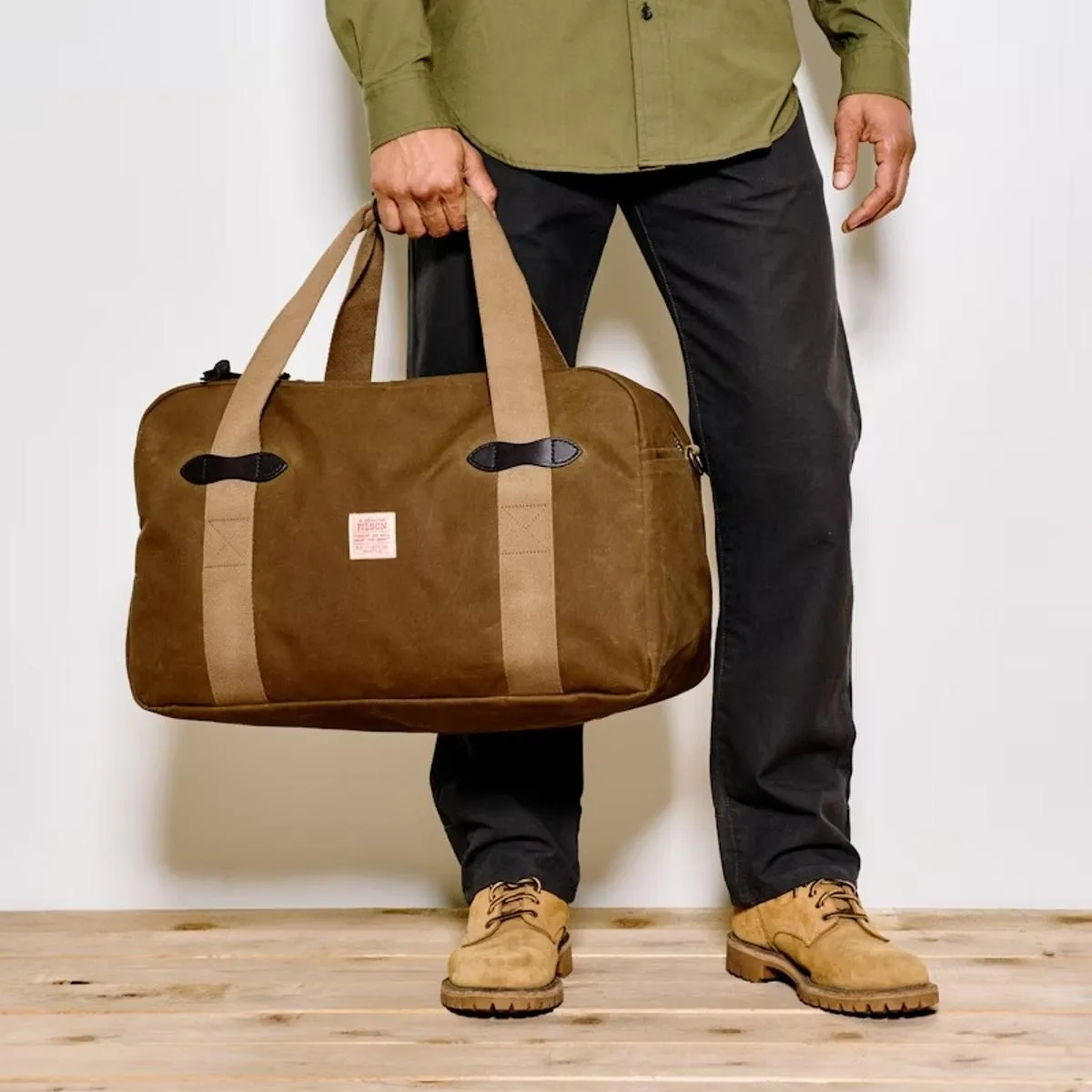 Tin Cloth Medium Duffle Dark Tan
