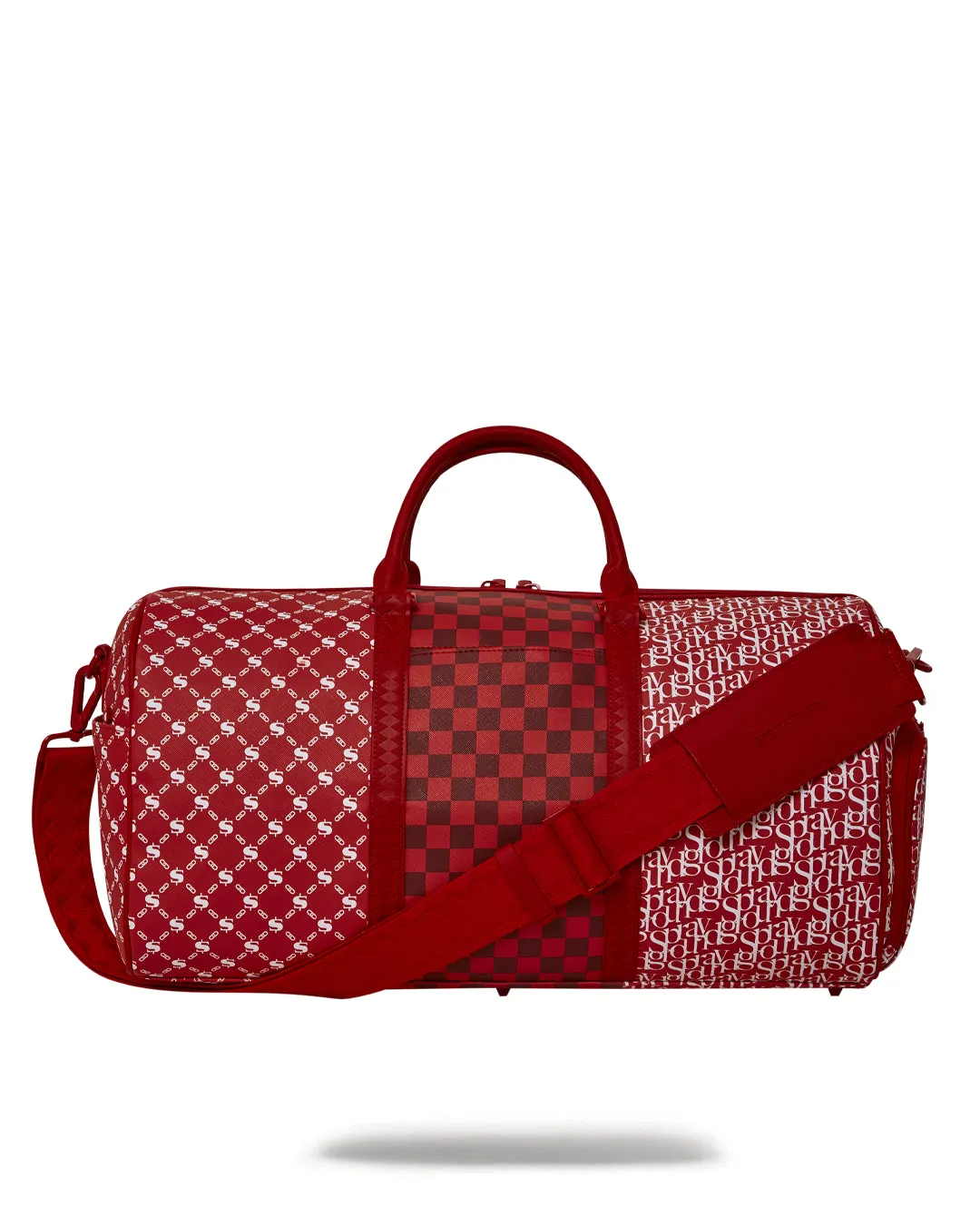 Tri Split Red Duffle  910d4400nsz