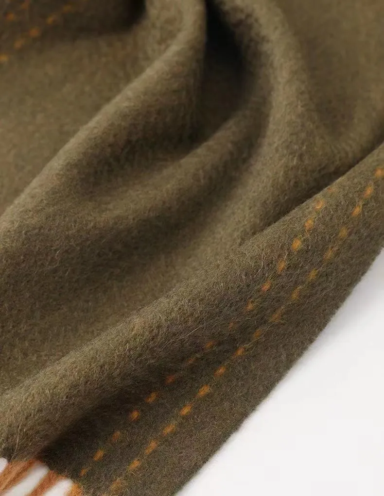 Two-Face Cashmere Scarf
