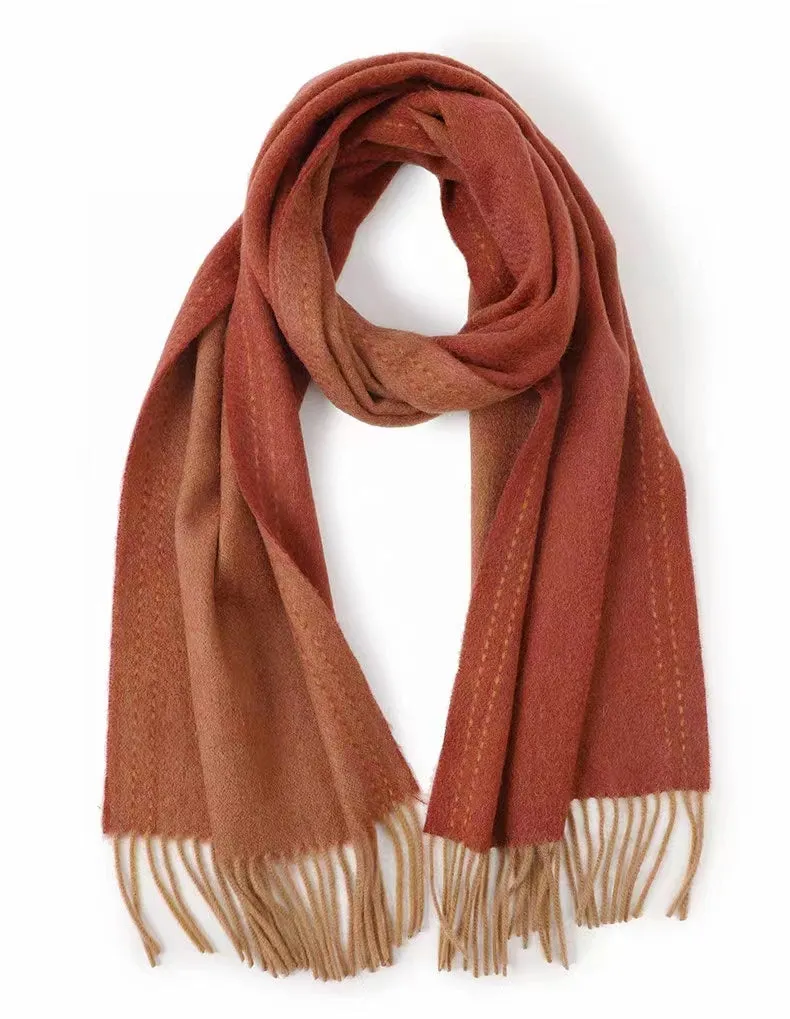 Two-Face Cashmere Scarf