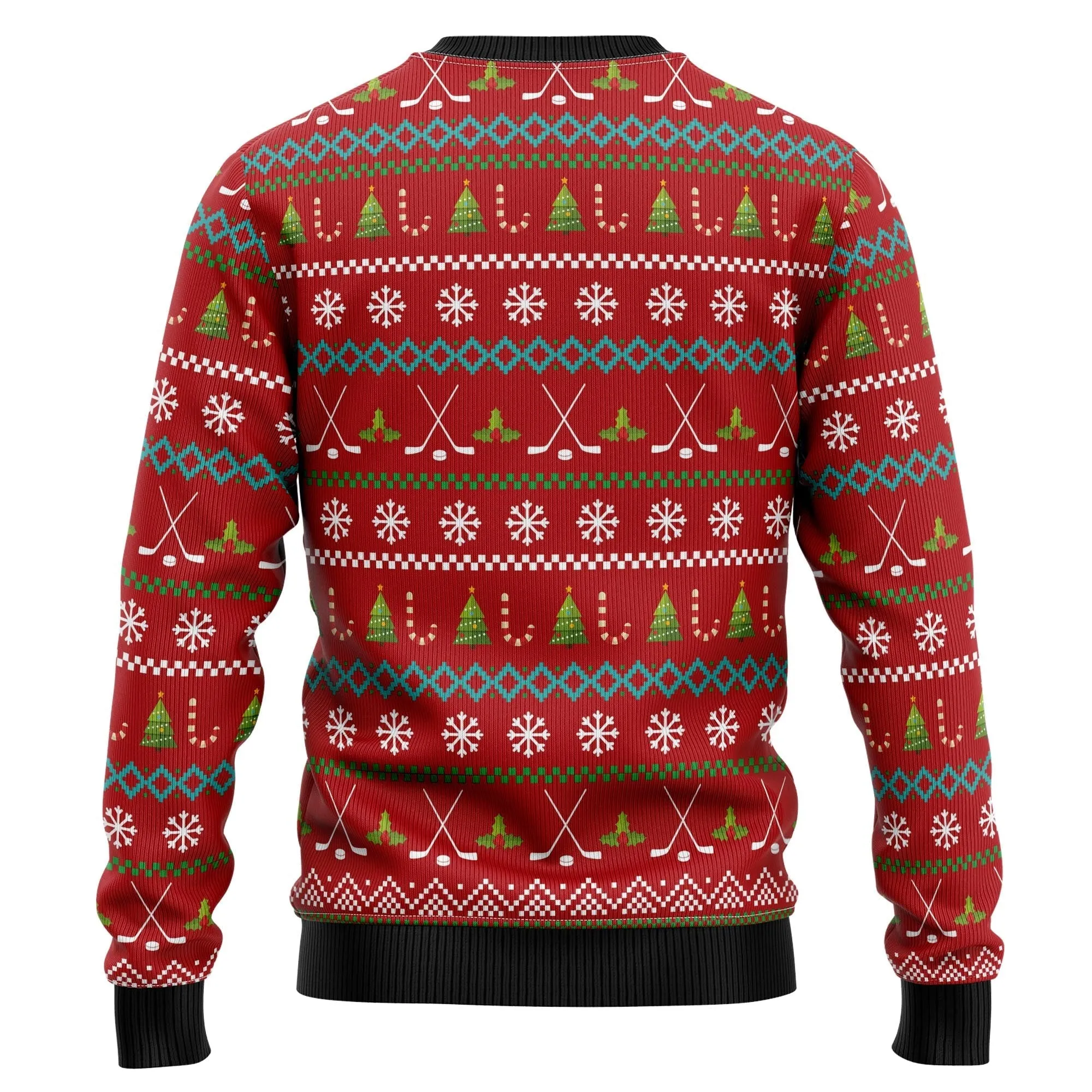 Ugly Christmas Sweater JulesRoche All-Over Print Cotton Blend