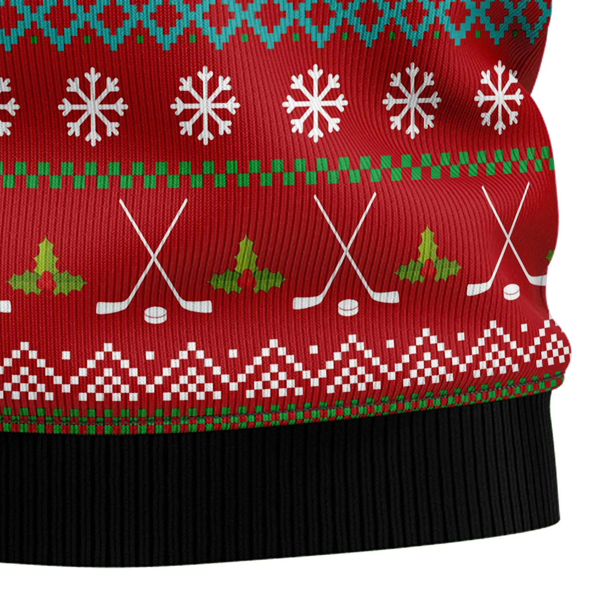 Ugly Christmas Sweater JulesRoche All-Over Print Cotton Blend