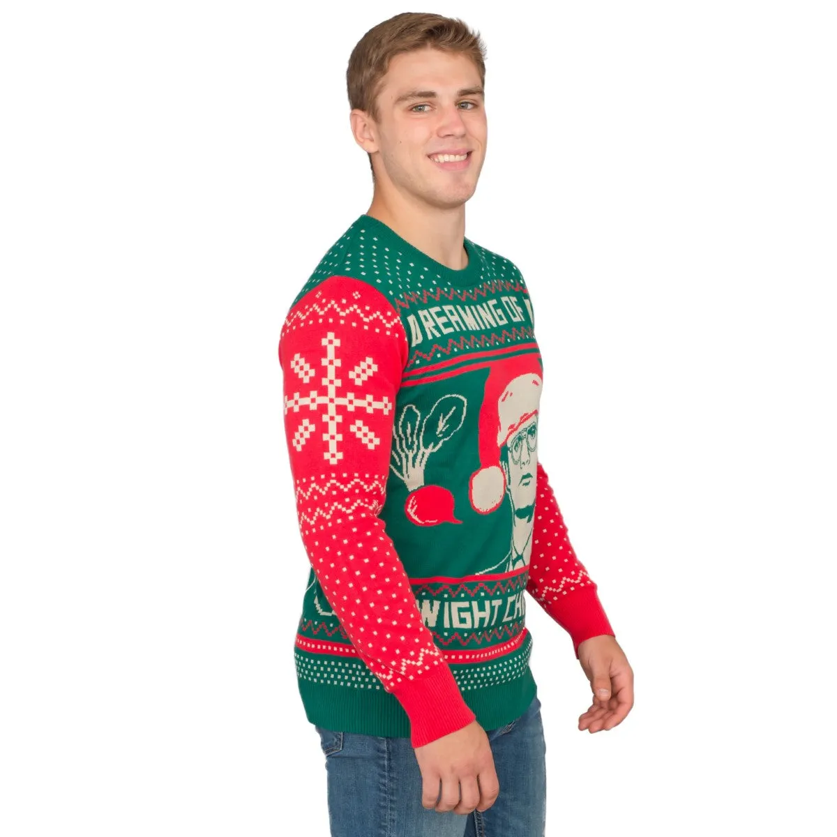 Ugly Christmas Sweater JulesRoche Dwight Schrute Festive Design