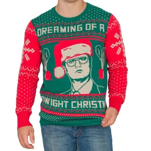 Ugly Christmas Sweater JulesRoche Dwight Schrute Festive Design