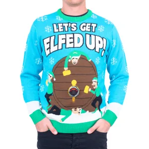 Ugly Christmas Sweater JulesRoche Elf-Themed Funny Pullover