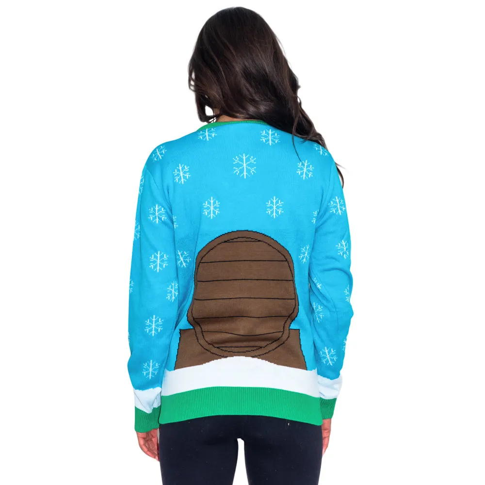 Ugly Christmas Sweater JulesRoche Elf-Themed Funny Pullover