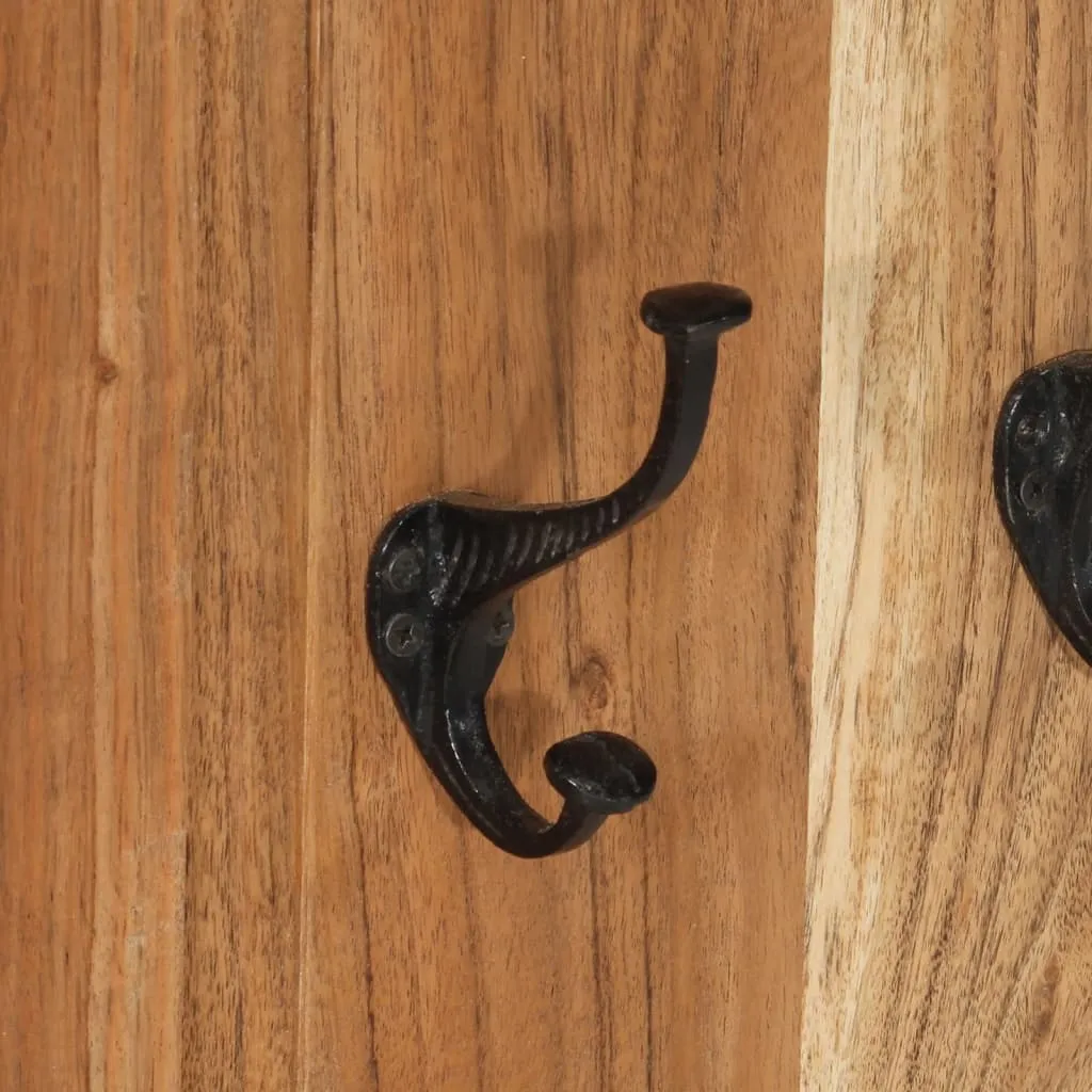 vidaXL Coat Racks 2 pcs Solid Wood Acacia 38x100 cm