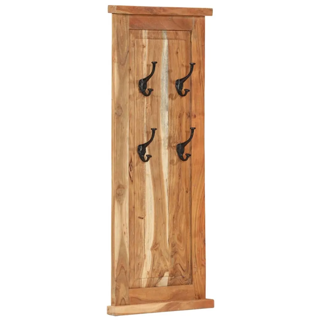 vidaXL Coat Racks 2 pcs Solid Wood Acacia 38x100 cm