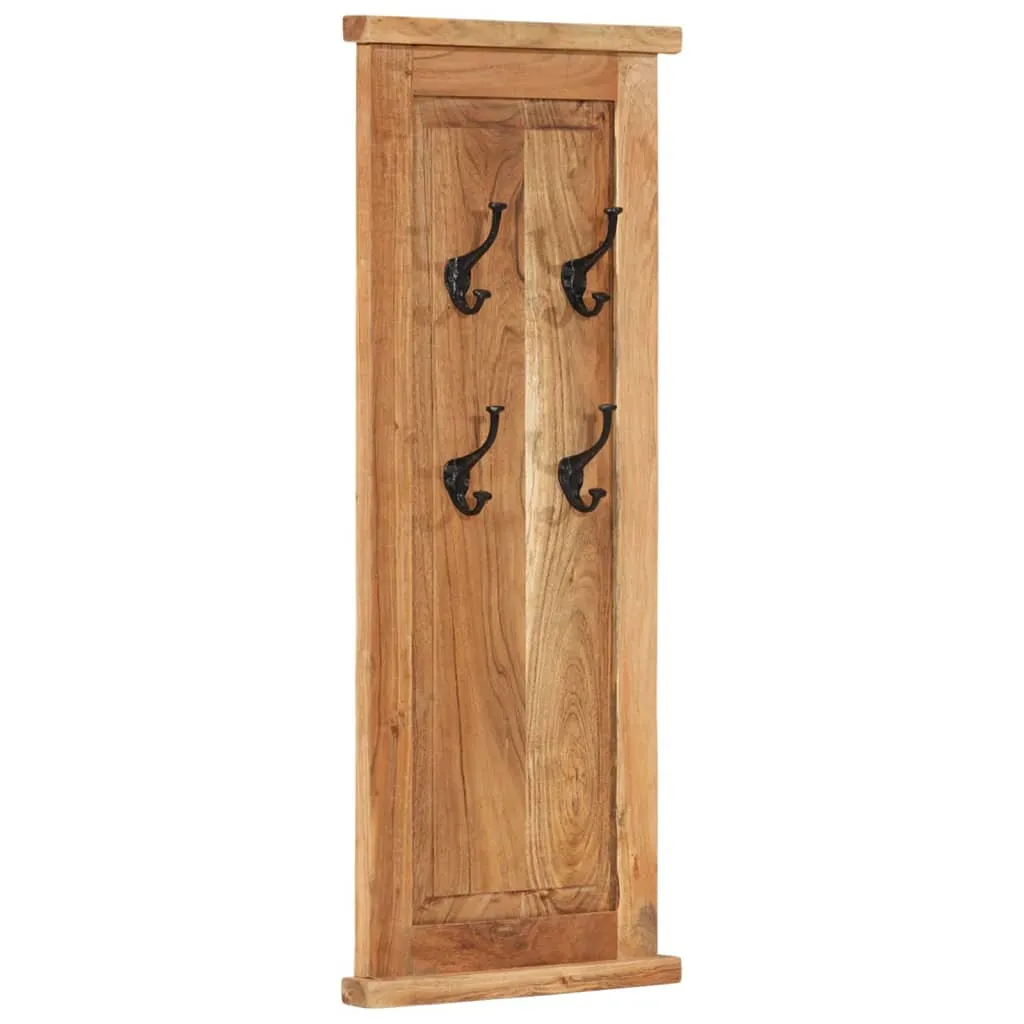 vidaXL Coat Racks 2 pcs Solid Wood Acacia 38x100 cm